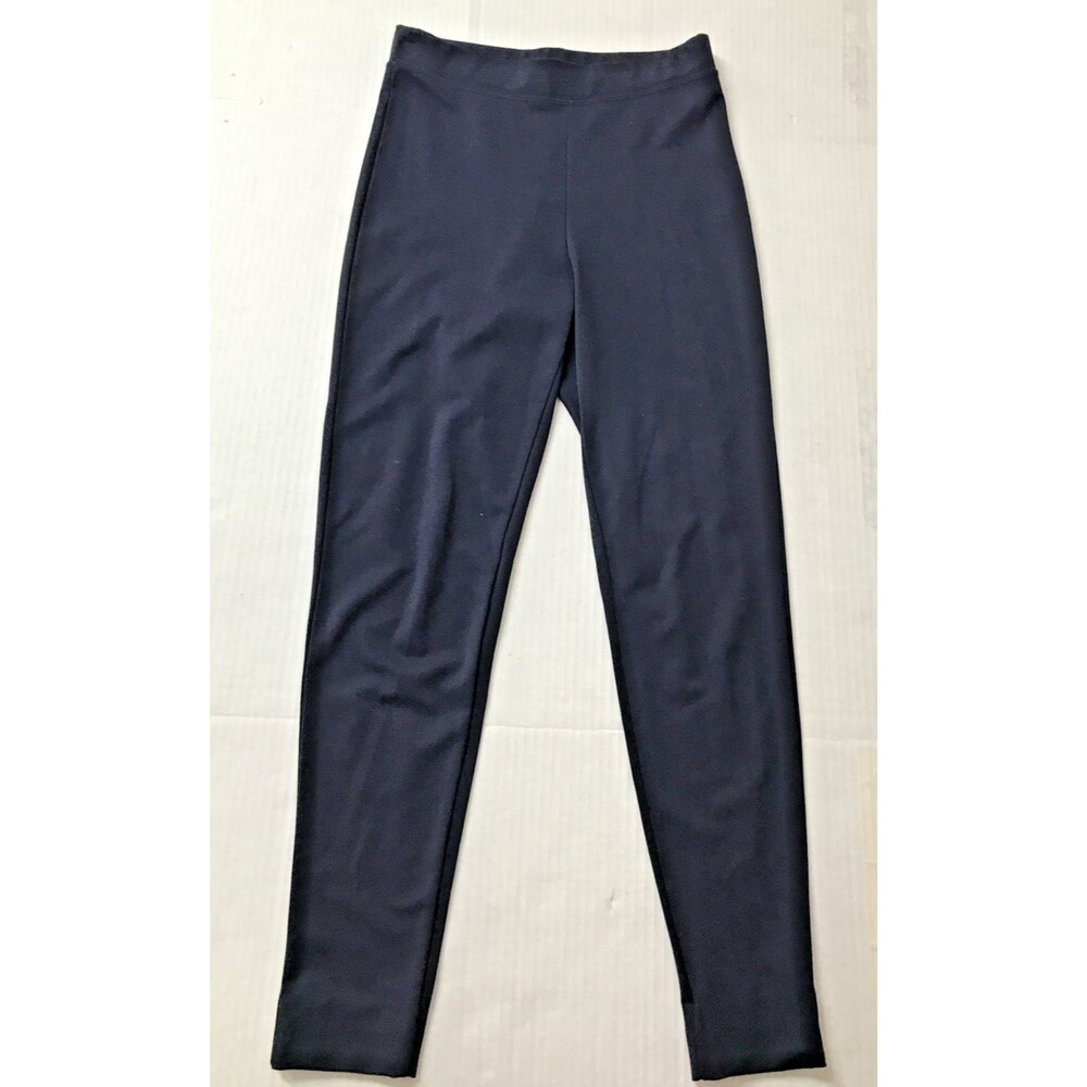 Picadilly Women's S Navy Pull On Knit Leggings Stretch Yoga Lounge Athleisure